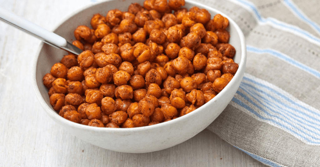 Oven Roasted Chickpeas Recipe