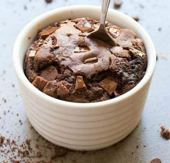 1 Minute Low Carb Brownie No eggs