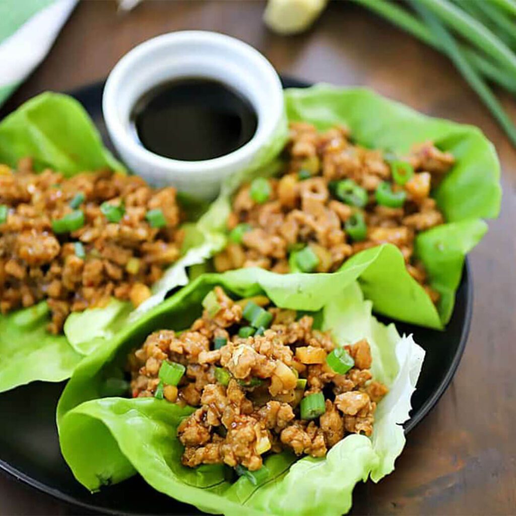 Keto Friendly Chicken Lettuce Wraps