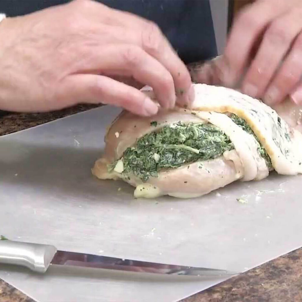 Spinach and Feta Stuffed Chicken Breast