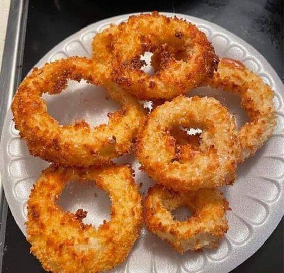 Homemade Keto Fried Onion Rings