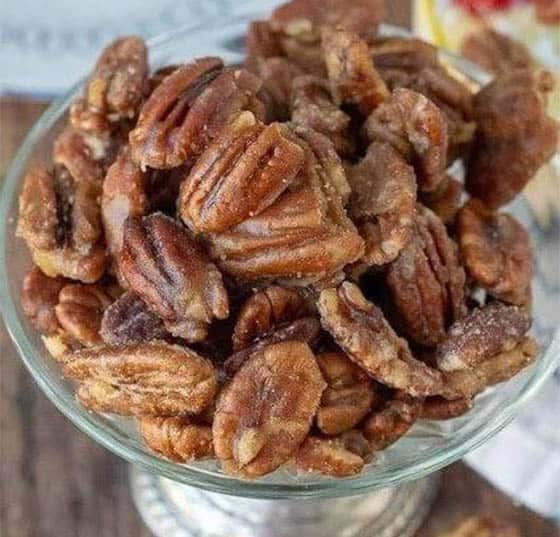 Keto Candied Pecans