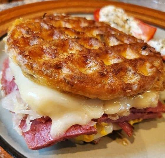 Keto Reuben Sandwich