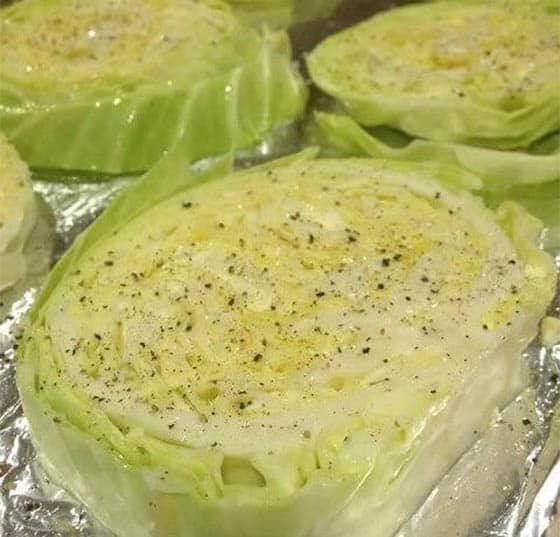 Keto Roasted Cabbage Steaks