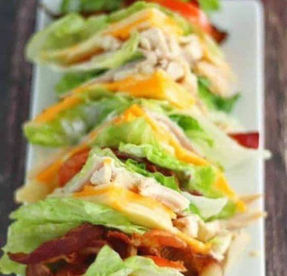 Low Carb Chicken Club Sandwich