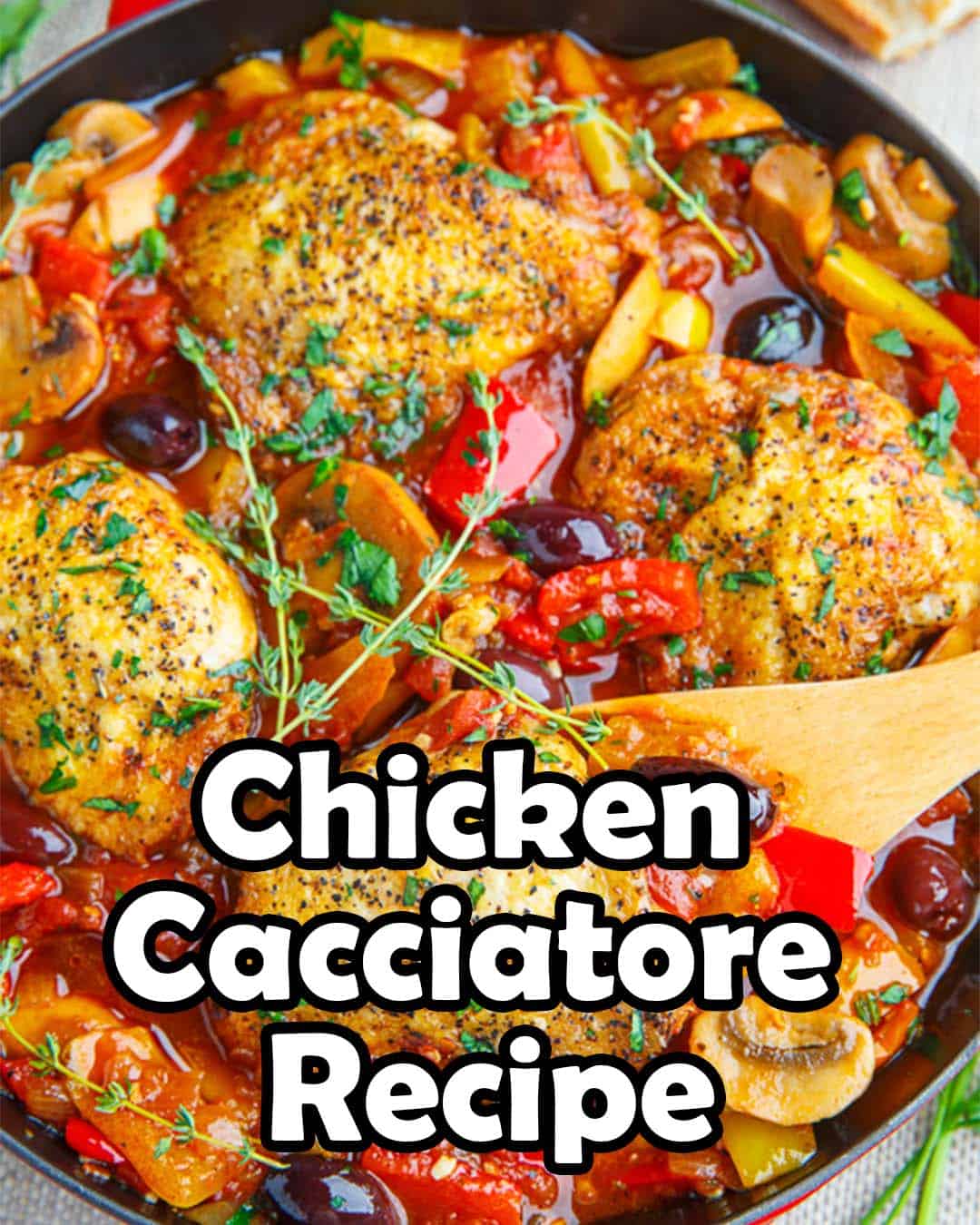 Chicken Cacciatore Recipe - Easy Keto Diet Recipe