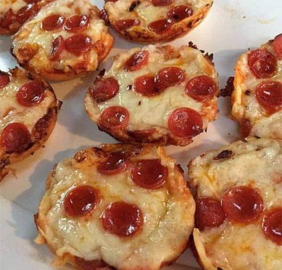 Homemade Keto Tortilla Pizza - Easy Snacks