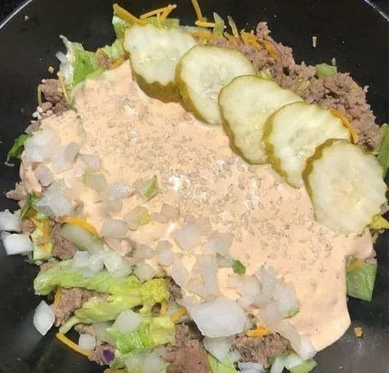 Keto Big Mac Salad