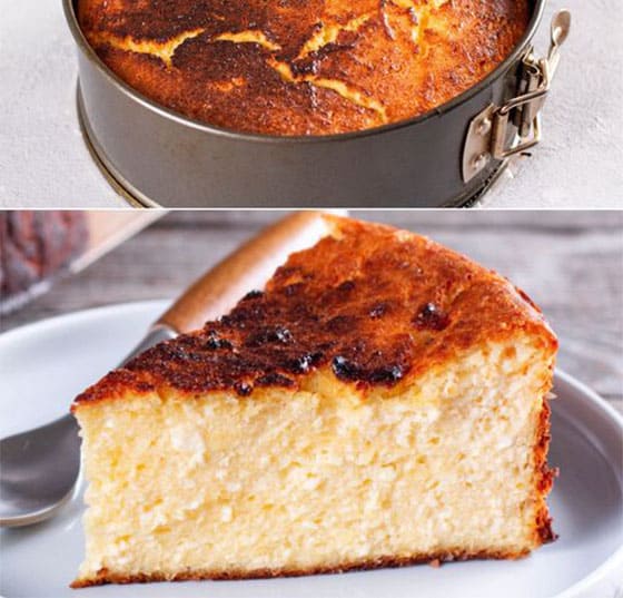 Keto Burnt Basque Cheesecake