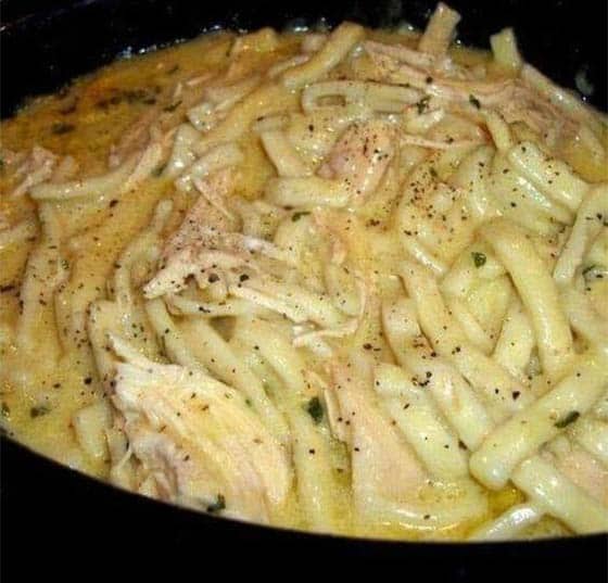 Keto Chicken Noodles Crockpot