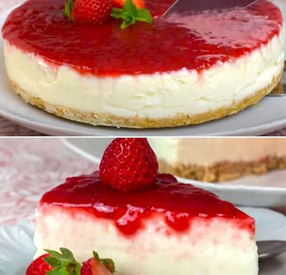 Keto Strawberry Cheesecake - Easy Keto Diet Recipe