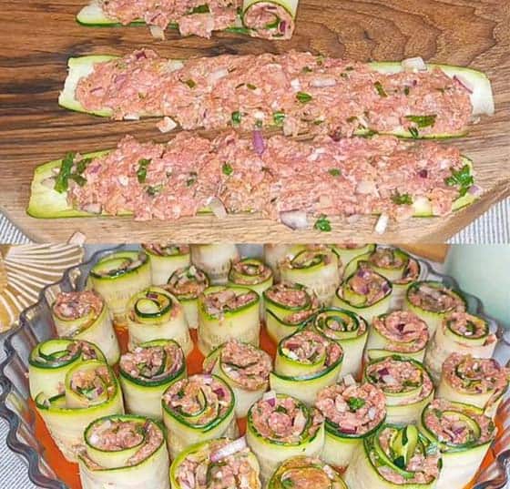 Keto and Low-Carb Zucchini Rolls Recipe