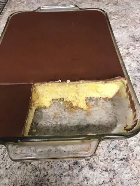 KETO BOSTON CREAM PIE POKE CAKE