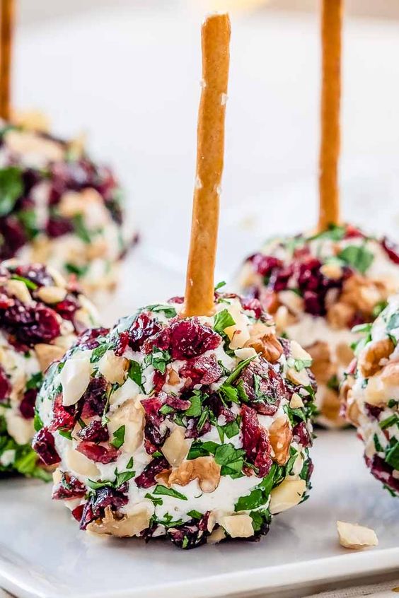 Cranberry Pecan Cheese Balls