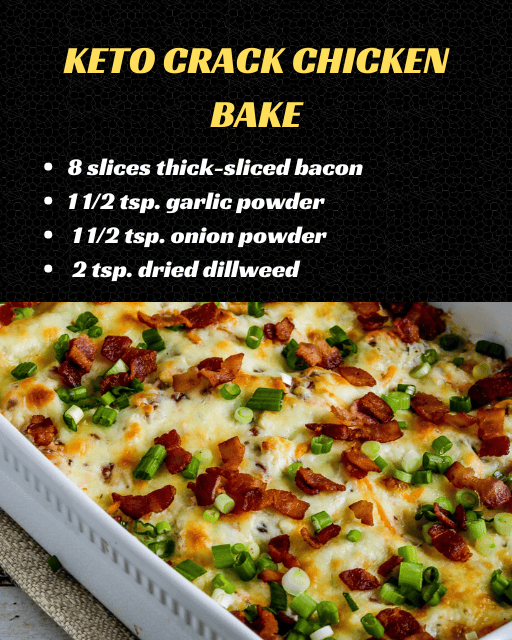 KETO CRACK CHICKEN BAKE