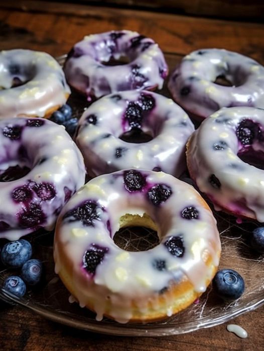 Keto Blueberry Donuts