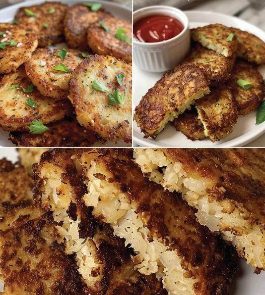 Keto Cauliflower Hash Browns