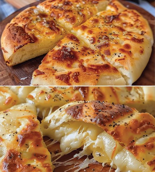 Keto Cheesy Focaccia in a Pan