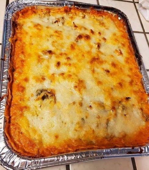 Keto Chicken Pizza Casserole