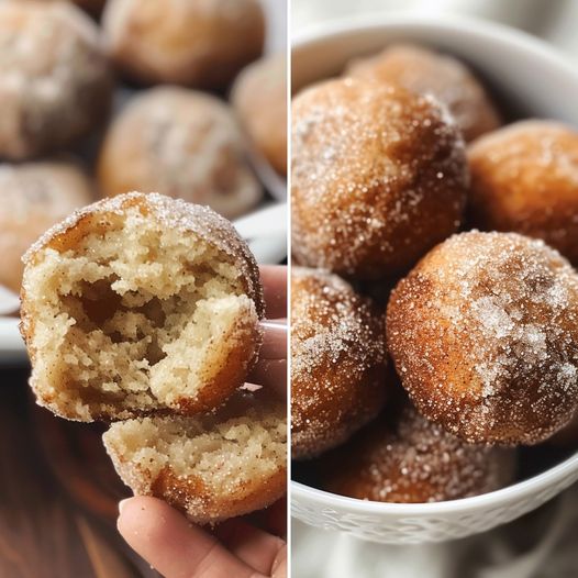 Keto Cinnamon Sugar Donut Holes