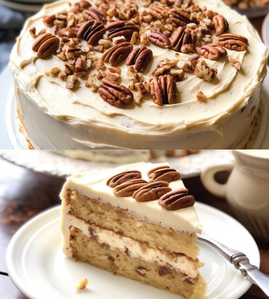 Keto Butter Pecan Cake