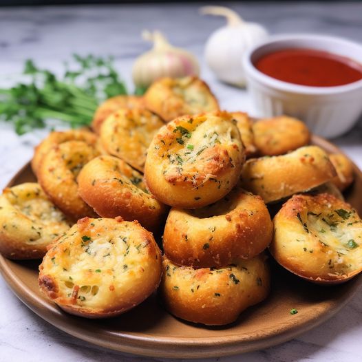 Keto Garlic Bread Bites