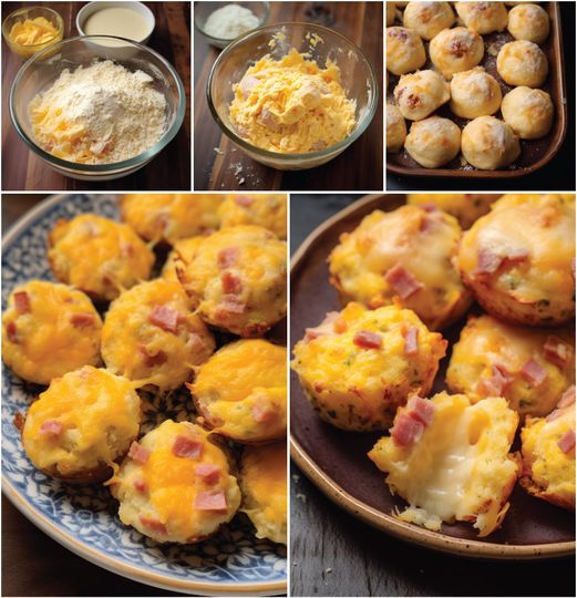 Keto Ham and Cheese Bites