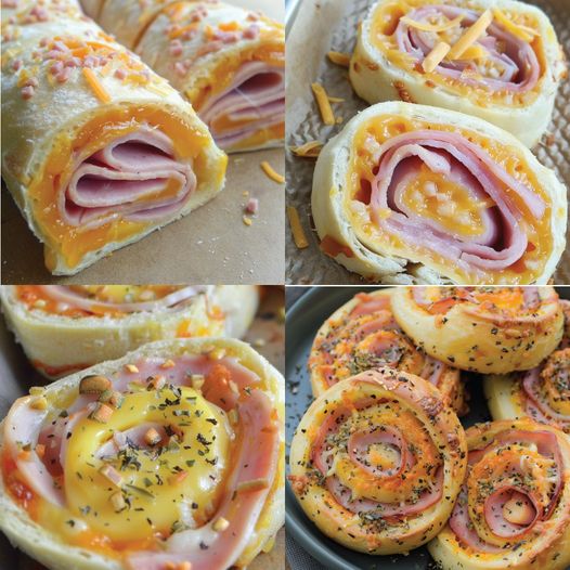 Easy Keto Ham and Cheese Rolls