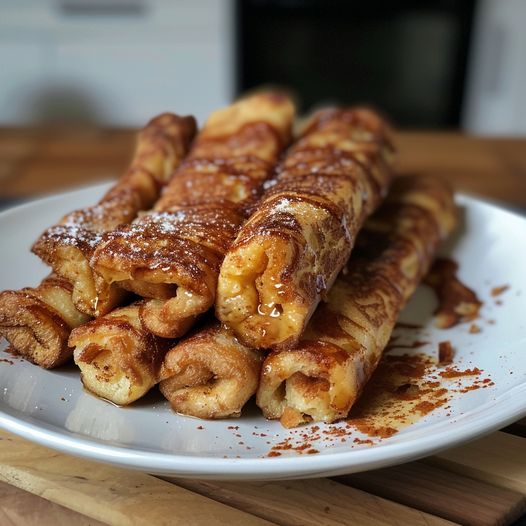 Keto French Toast Roll-ups