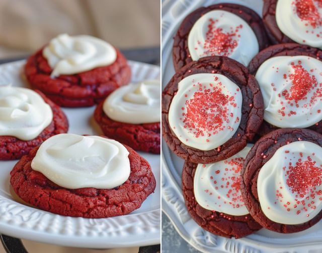 Keto Red Velvet Cookies