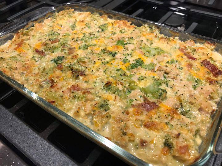 Keto Sausage Hash Brown Breakfast Casserole