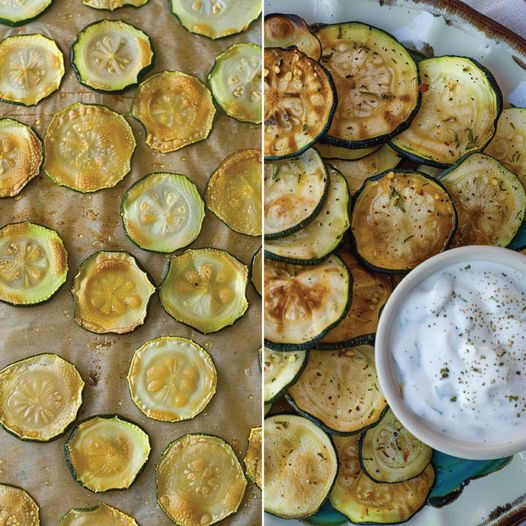 Keto Zucchini Chips