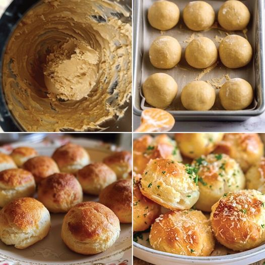 Keto Parmesan Bread Puffs