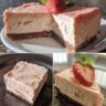Keto Strawberry Cheesecake bars