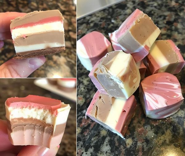 Keto Neapolitan Fat Bombs