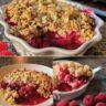 Keto Raspberry Crumble